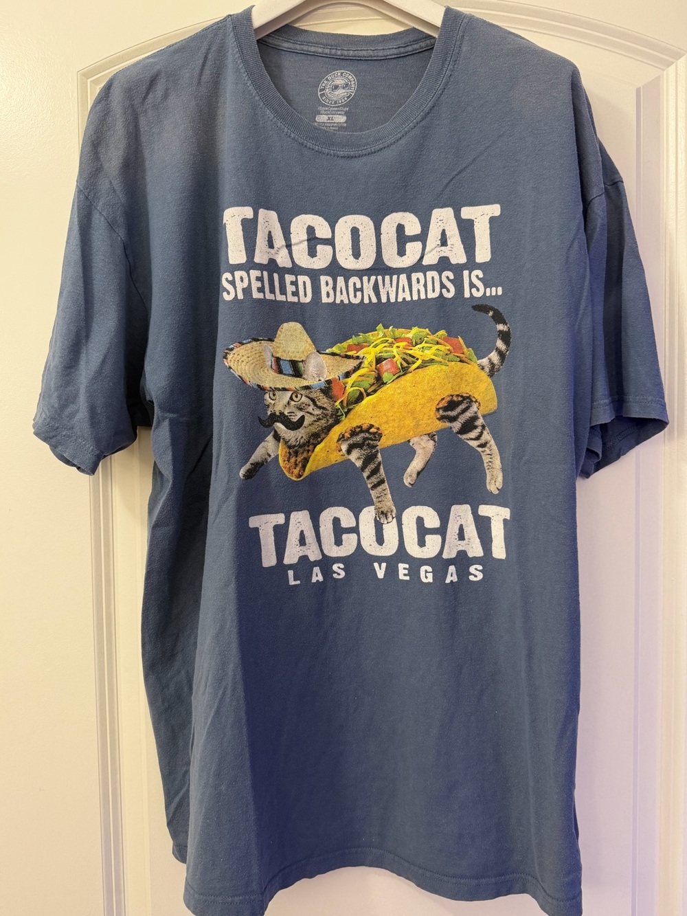 Tacocat Las Vegas Graphic Tee - Blue